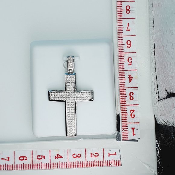 "925 Sterling Silver Cubic Zirconia Pendant, UU1P6A6029 - Picture 6 of 8